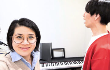ボイトレ受講生徒様との写真