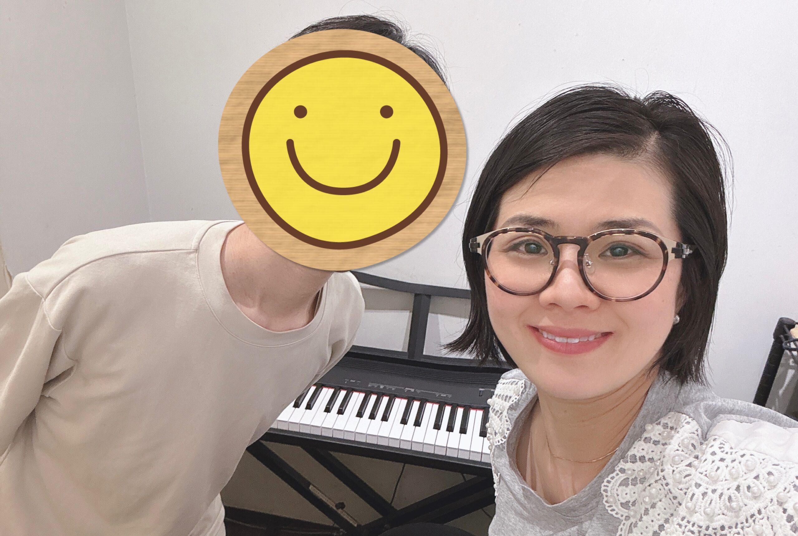 ボイトレ生徒様との写真