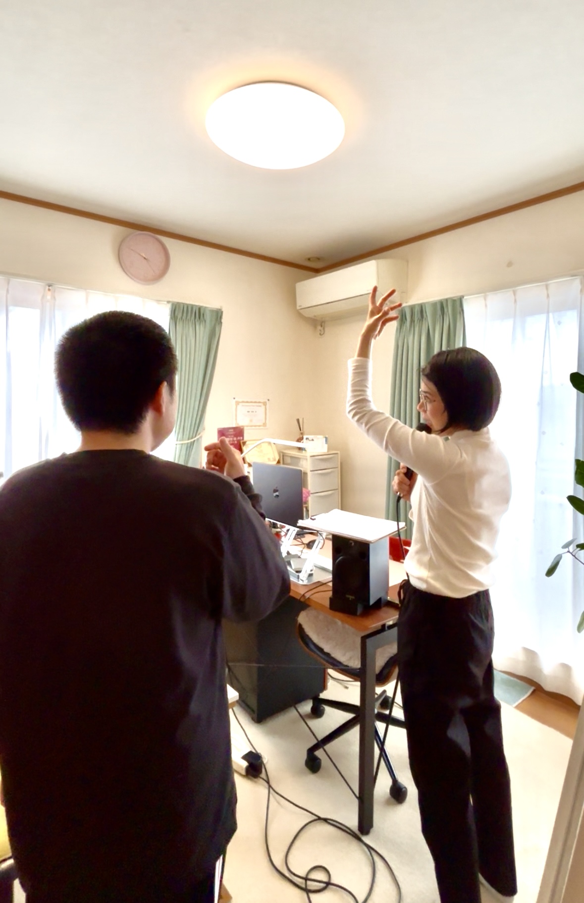 ボイトレレッスンの様子